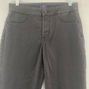 NYDJ Lift Tuck Technology Black denimPants Trousers Comfort Stretch Size 6‎